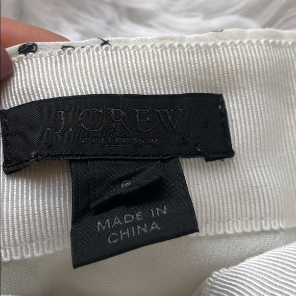 SOLD! J Crew Collection silk crepe shoe skirt - Picture 5 of 7